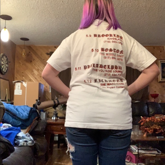 Underground hardcore band division of mind tee - Picture 4 of 8